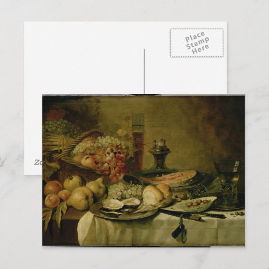 Stillleben 2 postkarte (Vorne/Hinten)