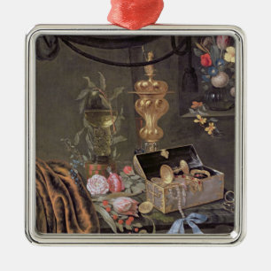 Stillleben 2 silbernes ornament