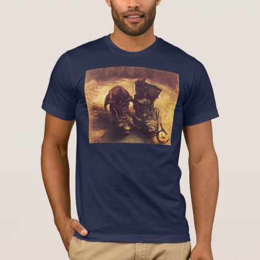 Stillleben, a-Paar Schuhe durch Vincent van Gogh T-Shirt (Vorderseite)