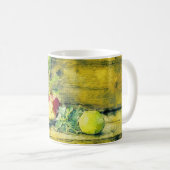 Stillleben Äpfel in Bowl Rustikal Kaffeetasse (VorderseiteRechts)