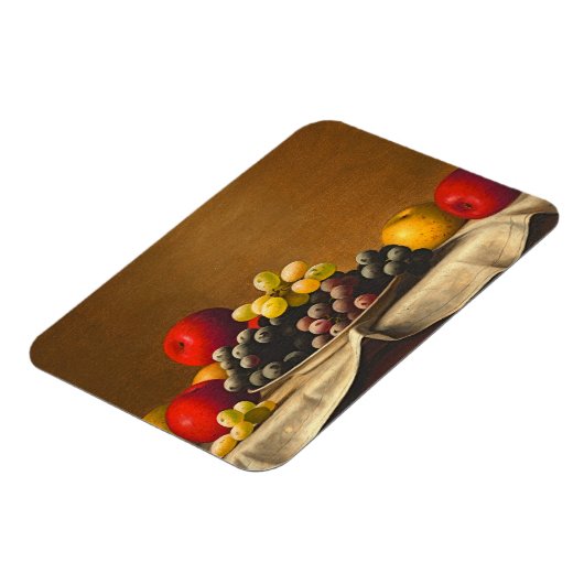 Stillleben, Äpfel, Trauben, Obst Magnet (Linke Seite)