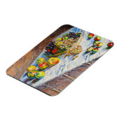 Stillleben - Äpfel und Trauben Claude Monet Magnet (Linke Seite)