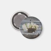 Stillleben Apfelblüte – Original Kunstdruck Magnet (Vorderseite/Rückseite)