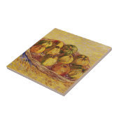 Stillleben, Äpfelkörbe von Vincent van Gogh Fliese (Seite)