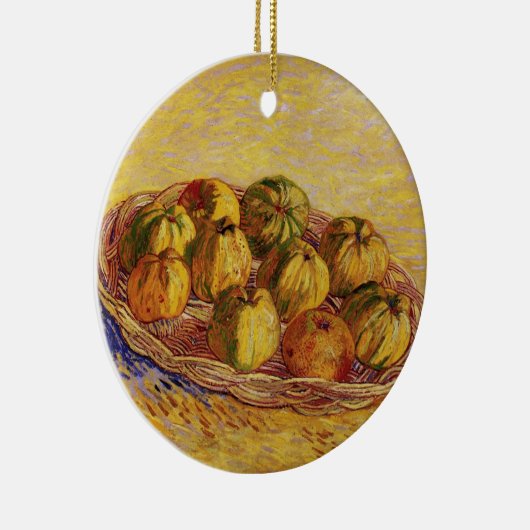 Stillleben, Äpfelkörbe von Vincent van Gogh Keramikornament (Rechts)