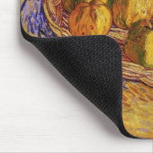 Stillleben, Äpfelkörbe von Vincent van Gogh Mousepad (Ecke)