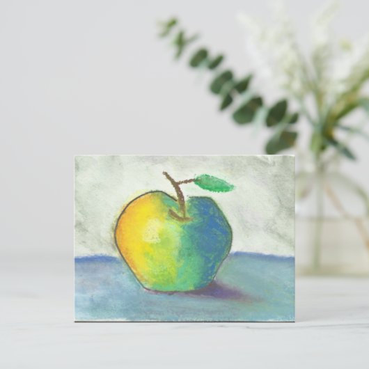 Stillleben Apple Postkarte (Stehend Vorderseite)