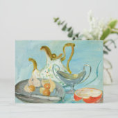 Stillleben auf blauem Hintergrund | Tadeusz Makows (Stehend Vorderseite)