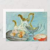 Stillleben auf blauem Hintergrund | Tadeusz Makows (Vorne/Hinten)