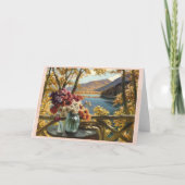 Stillleben auf einer Terrasse, Constantin Westchil Karte (Vorderseite)