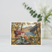 Stillleben auf einer Terrasse, Constantin Westchil Postkarte (Stehend Vorderseite)