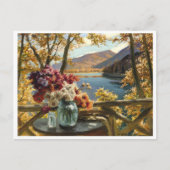 Stillleben auf einer Terrasse, Constantin Westchil Postkarte (Vorderseite)