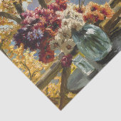 Stillleben auf einer Terrasse, Constantin Westchil Seidenpapier (Ausschnitt)