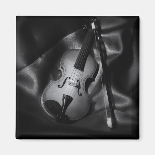 Stillleben b&W-Bild einer Geige Magnet (Vorne)