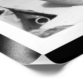 Stillleben B/W-Foto der Makeup-Sammlung Fotodruck (Ecke)