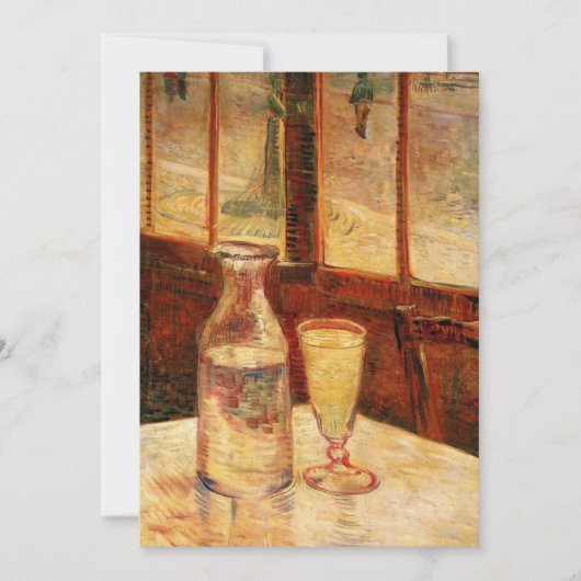 Stillleben bei Absinthe von Vincent van Gogh (Vorderseite)