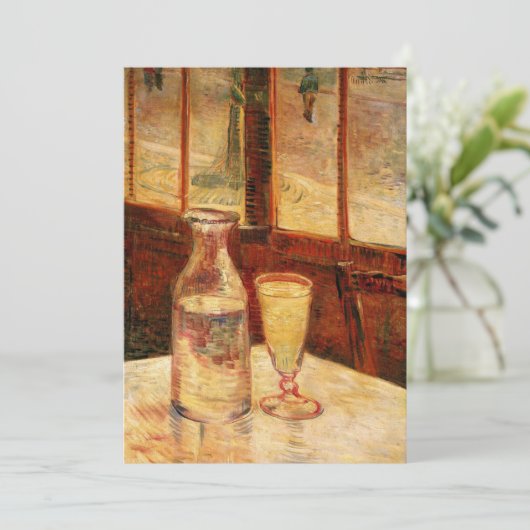 Stillleben bei Absinthe von Vincent van Gogh (Stehend Vorderseite)