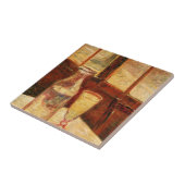 Stillleben bei Absinthe von Vincent van Gogh Fliese (Seite)