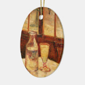 Stillleben bei Absinthe von Vincent van Gogh Keramikornament (Links)