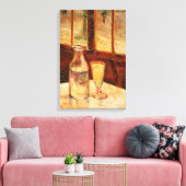 Stillleben bei Absinthe von Vincent van Gogh Leinwanddruck (Insitu (Wohnzimmer))