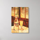 Stillleben bei Absinthe von Vincent van Gogh Leinwanddruck (Vorderseite)