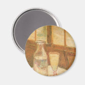 Stillleben bei Absinthe von Vincent van Gogh Magnet (Vorderseite/Rückseite)