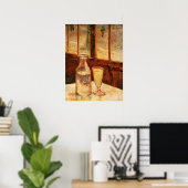 Stillleben bei Absinthe von Vincent van Gogh Poster (Heimbüro)