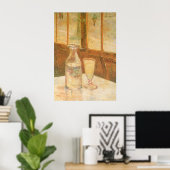 Stillleben bei Absinthe von Vincent van Gogh Poster (Heimbüro)