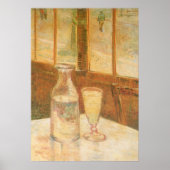 Stillleben bei Absinthe von Vincent van Gogh Poster (Vorne)