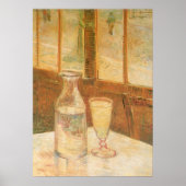 Stillleben bei Absinthe von Vincent van Gogh Poster (Vorne)