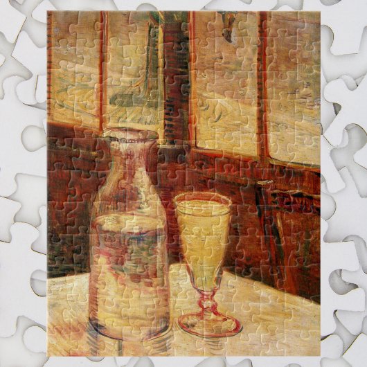 Stillleben bei Absinthe von Vincent van Gogh Puzzle