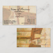 Stillleben bei Absinthe von Vincent van Gogh Visitenkarte (Vorne/Hinten)