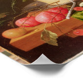 Stillleben bei Obst Poster (Ecke)