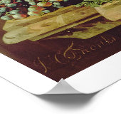 Stillleben bei Obst Poster (Ecke)