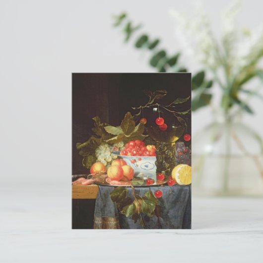Stillleben bei Obst Postkarte (Stehend Vorderseite)