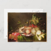 Stillleben bei Obst Postkarte (Vorne/Hinten)