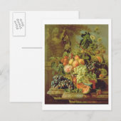 Stillleben bei Obst Postkarte (Vorne/Hinten)