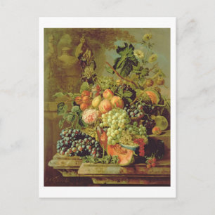 Stillleben bei Obst Postkarte