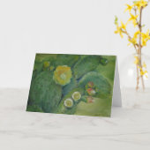 Stillleben - blühende Kakteen Karte (Gelbe Blume)