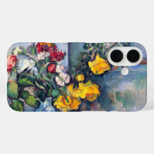 Stillleben Blume in einer Vase von Paul Cezanne iPhone 16 Hülle