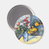Stillleben Blume in einer Vase von Paul Cezanne Magnet (Vorderseite/Rückseite)