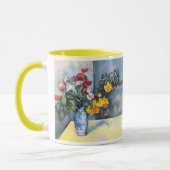Stillleben Blume in einer Vase von Paul Cezanne Tasse (Links)