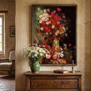 Stillleben Blume in einer Vase von Vincent van Gog Poster