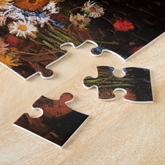 Stillleben Blume in einer Vase von Vincent van Gog Puzzle (Seite)