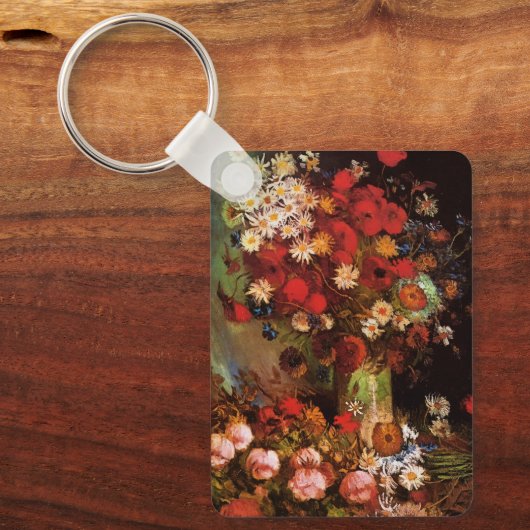 Stillleben Blume in einer Vase von Vincent van Gog Schlüsselanhänger (Vorderseite)
