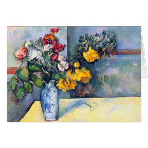 Stillleben Blumen in einer Vase von Paul Cezanne