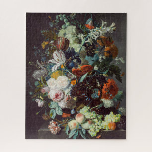 Stillleben Blumen und Früchte von Jan van Huysum Puzzle