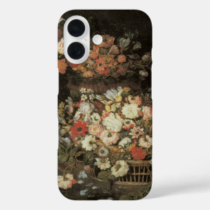 Stillleben Blumen, Vintage Floral Barock iPhone 16 Hülle