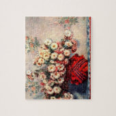 Stillleben Chrysanthemen von Claude Monet Puzzle (Vertikal)