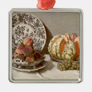 Stillleben Claude Monets  , 1872 Ornament Aus Metall